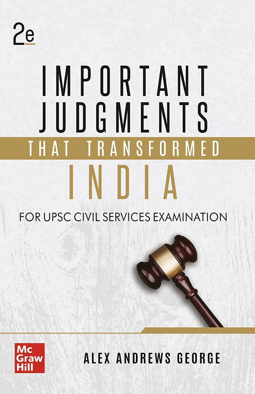Important Judgments That Transformed India (2nd Edition) [ENGLISH MEDIUM] 2022 EDITION