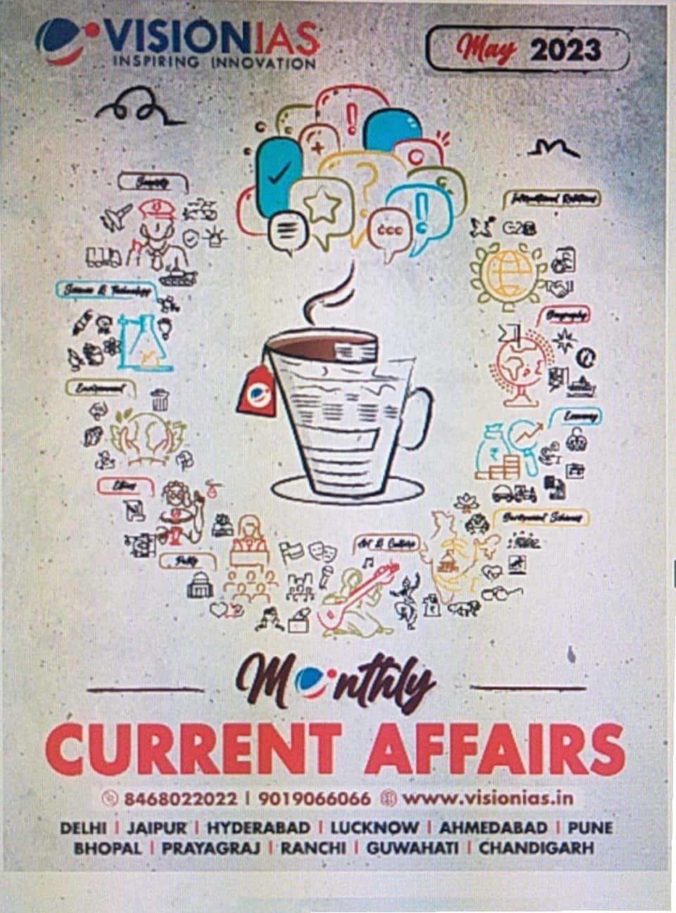 Vision Ias Current Affairs MAY 2023 English Medium Xerox Printed Material Vision Ias Current Affairs MAY 2023 English Medium Xerox Printed Material