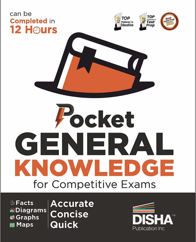 Pocket General Knowledge for Competitive Exams | Powered with Pictures, Charts, Tables, Maps | UPSC, State PSC, SSC, Bank, Railways RRB, CDS, NDA, CUET[English Medium]March 2023Ed Disha