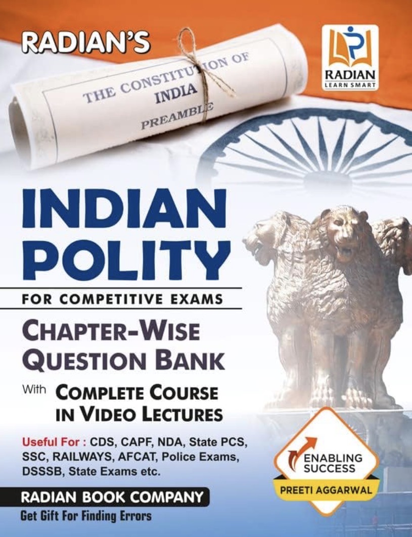 RADIAN’s Indian Polity Chapter-Wise Question Bank [English Medium]