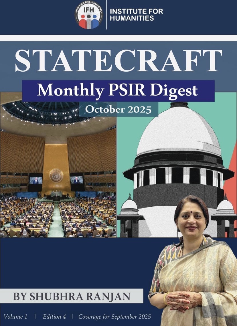 STATECRAFT Monthly PSIR Digest October 2025 Edition By Shubhra Ranjan[English Medium]