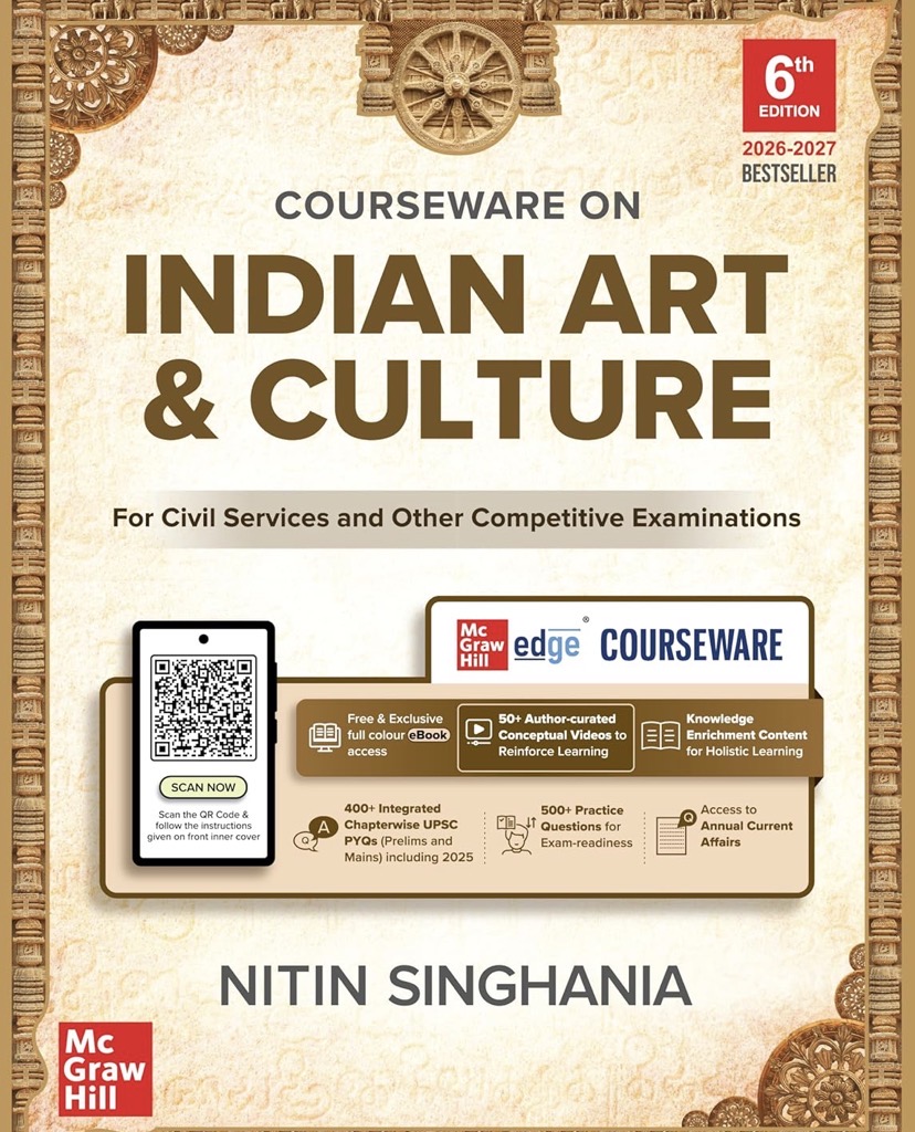 Indian Art And Culture by  Nitin Singhania for UPSC,Civil Services Exams[English Medium]