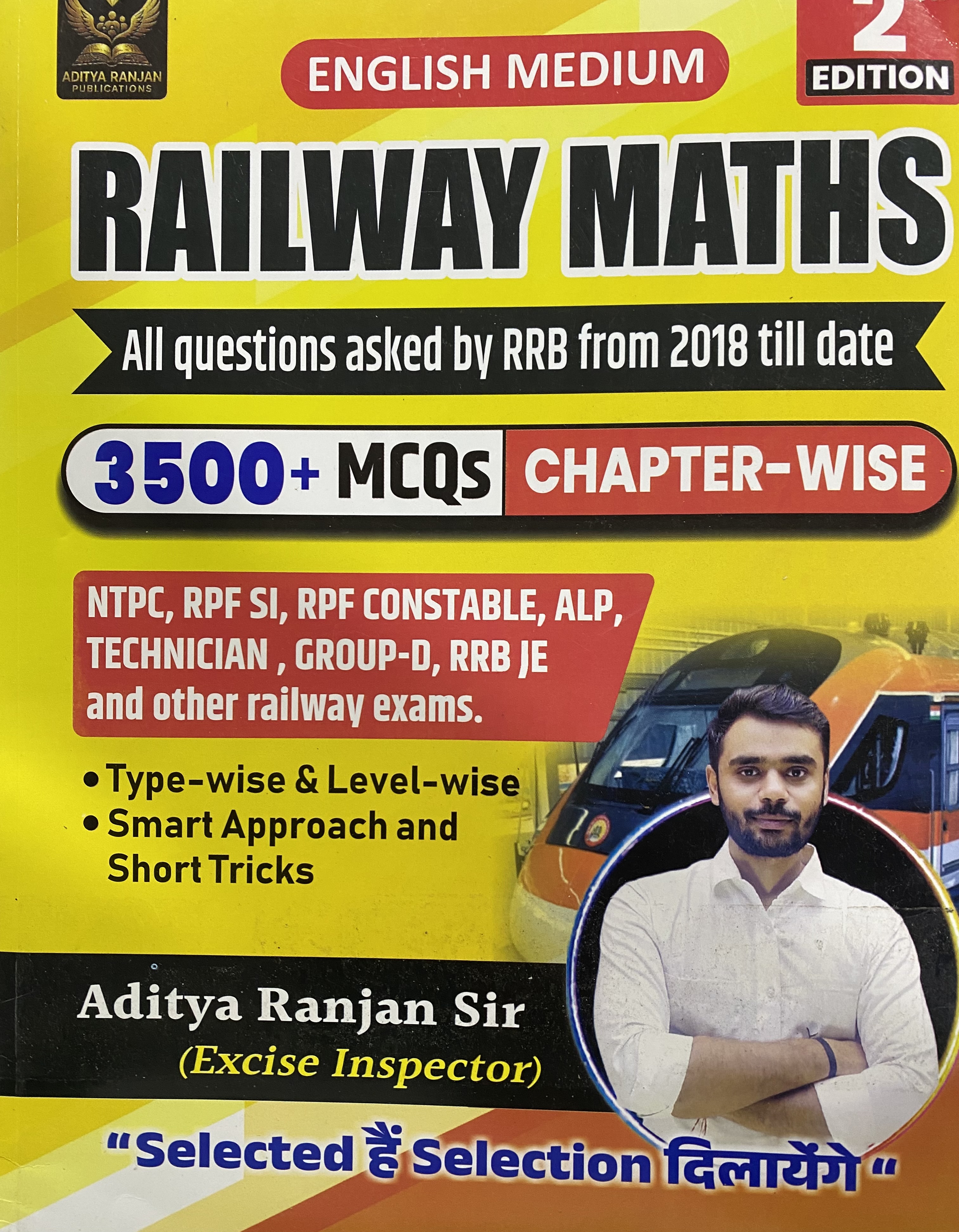 Railway Maths 3500+ MCQs Chapter Wise By Aditya Ranjan Sir[English Medium]