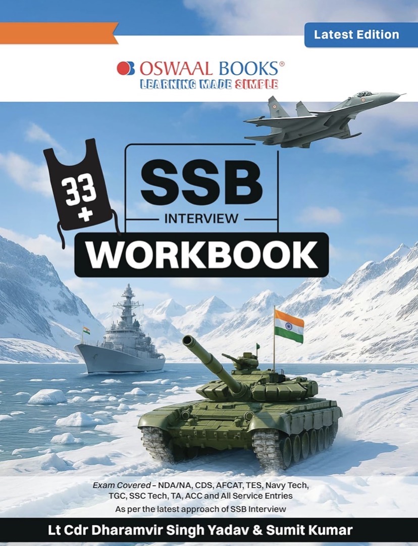 Oswaal SSB Interview Workbook By Lt Cdr Dharamvir Singh Yadav ,Sumit Kumar[English Medium]