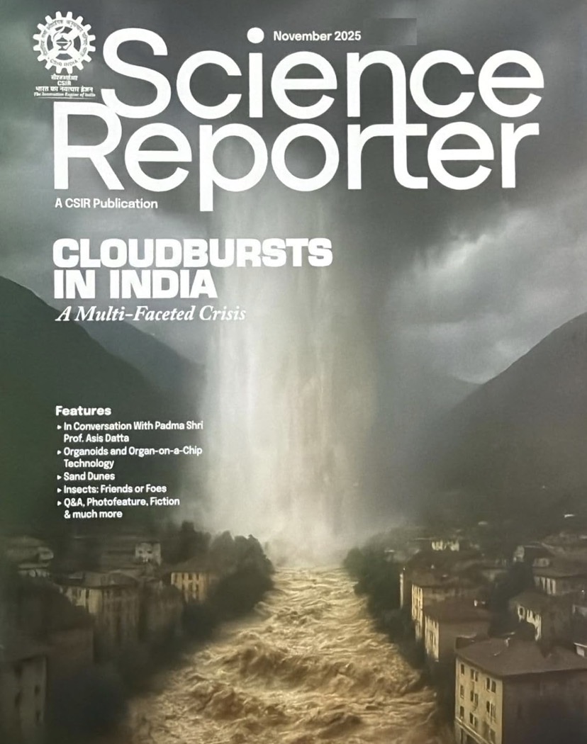 Science Reporter November 2025 Monthly Edition[English Medium]
