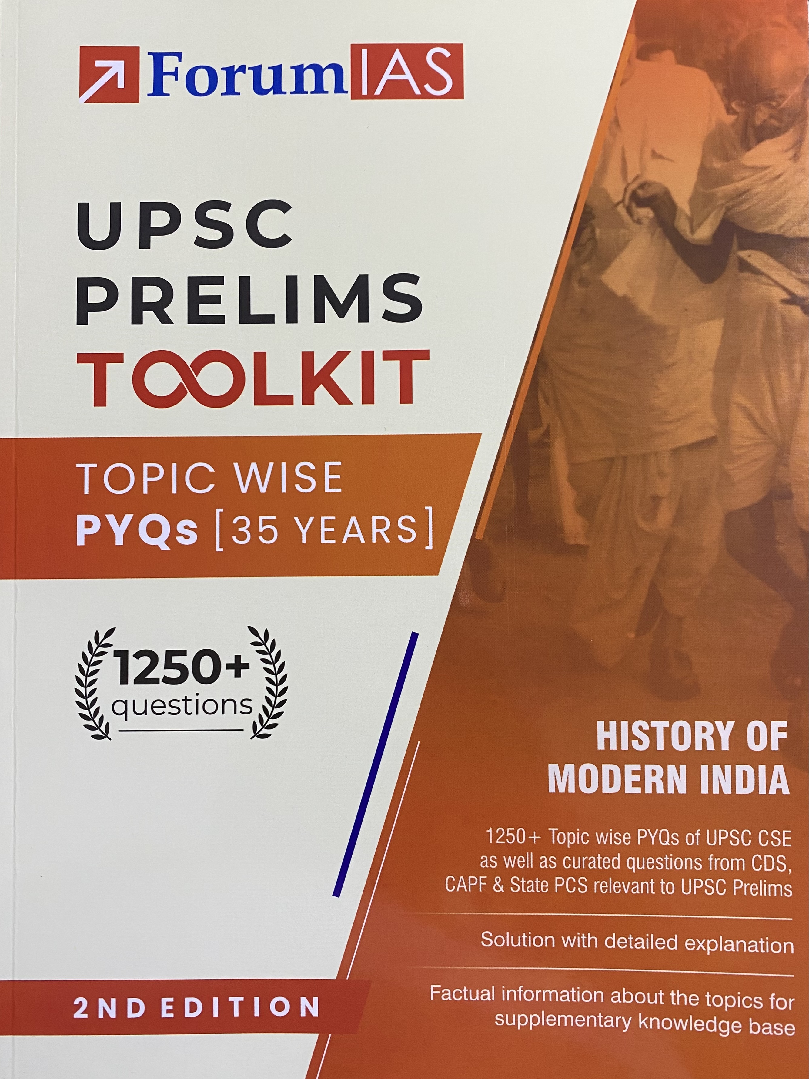 Forum IAS UPSC Prelims Toolkit History of Modern India Topic wise PYQs [English Medium]