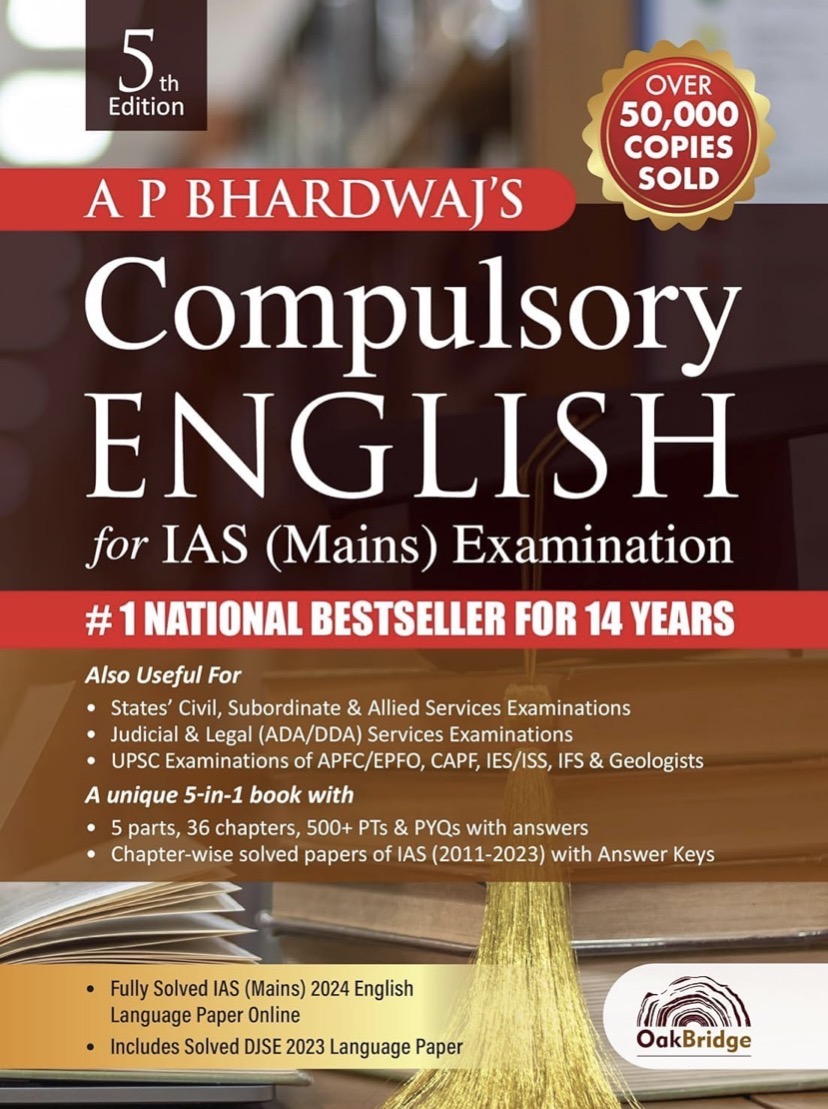 A P Bhardwaj Compulsory English 5th Edition