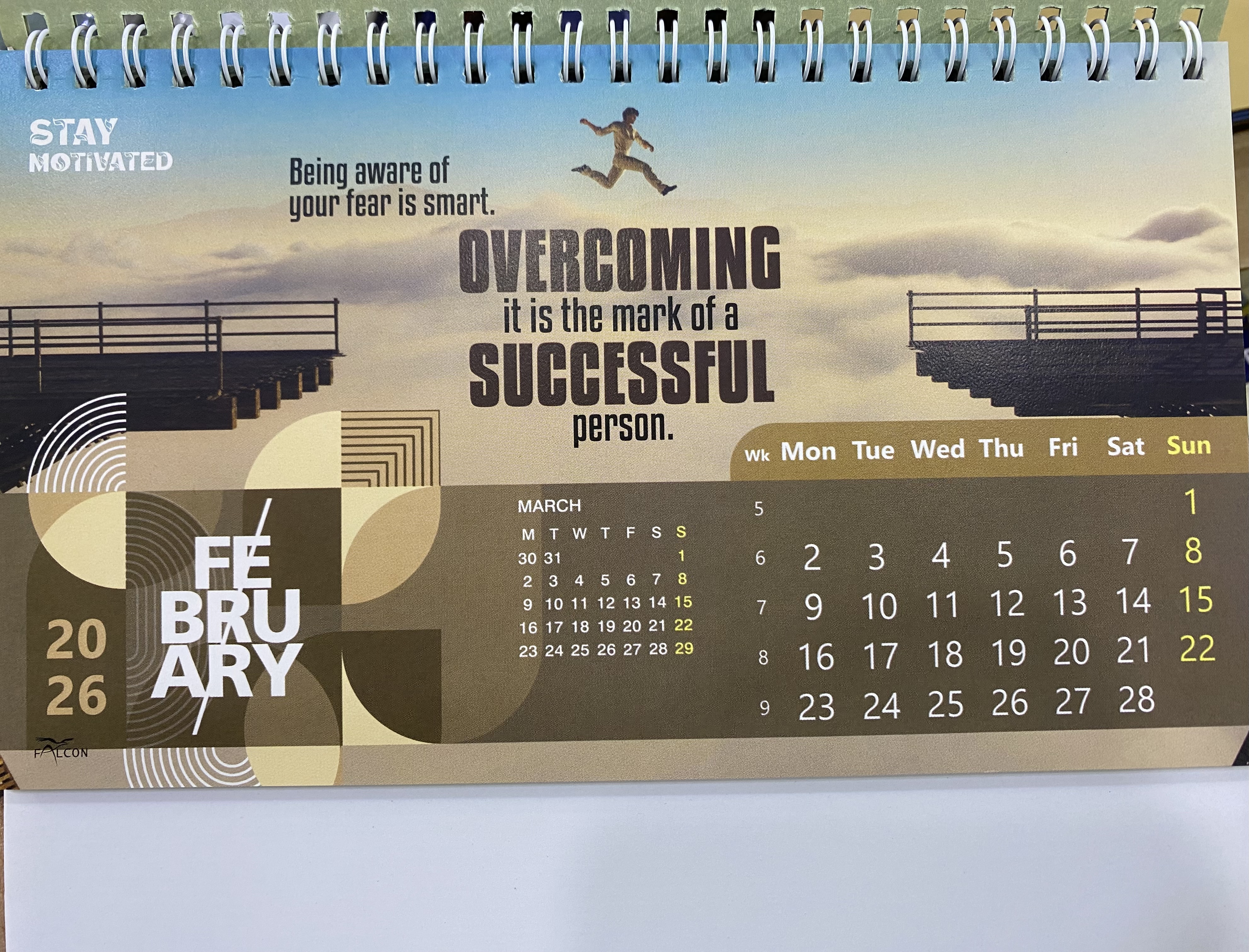 Table Top/Study Table/Desk Calendar 2026 Strike
