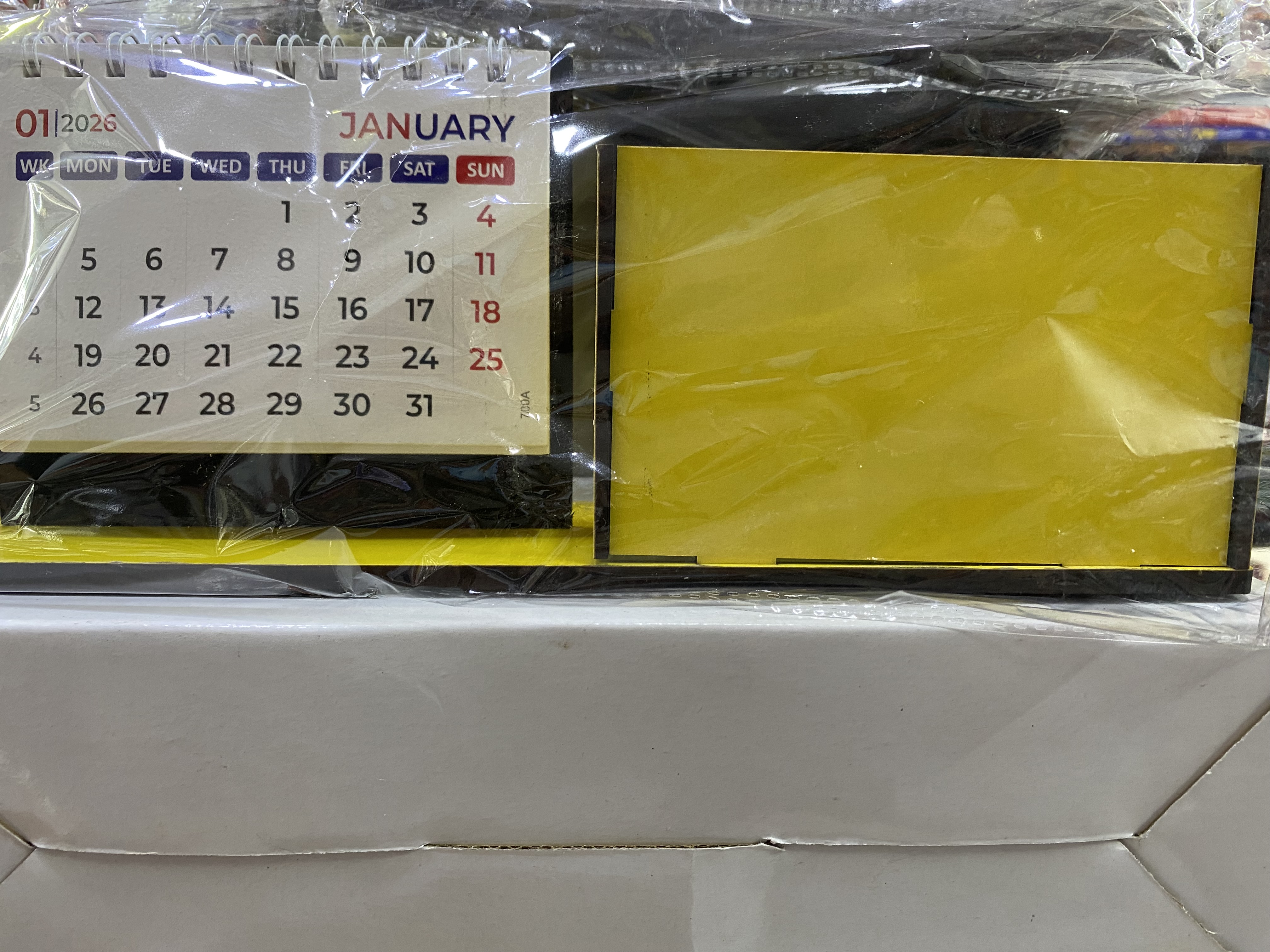 Table Top/Study Table/Desk Calendar 2026 With Pen Holder