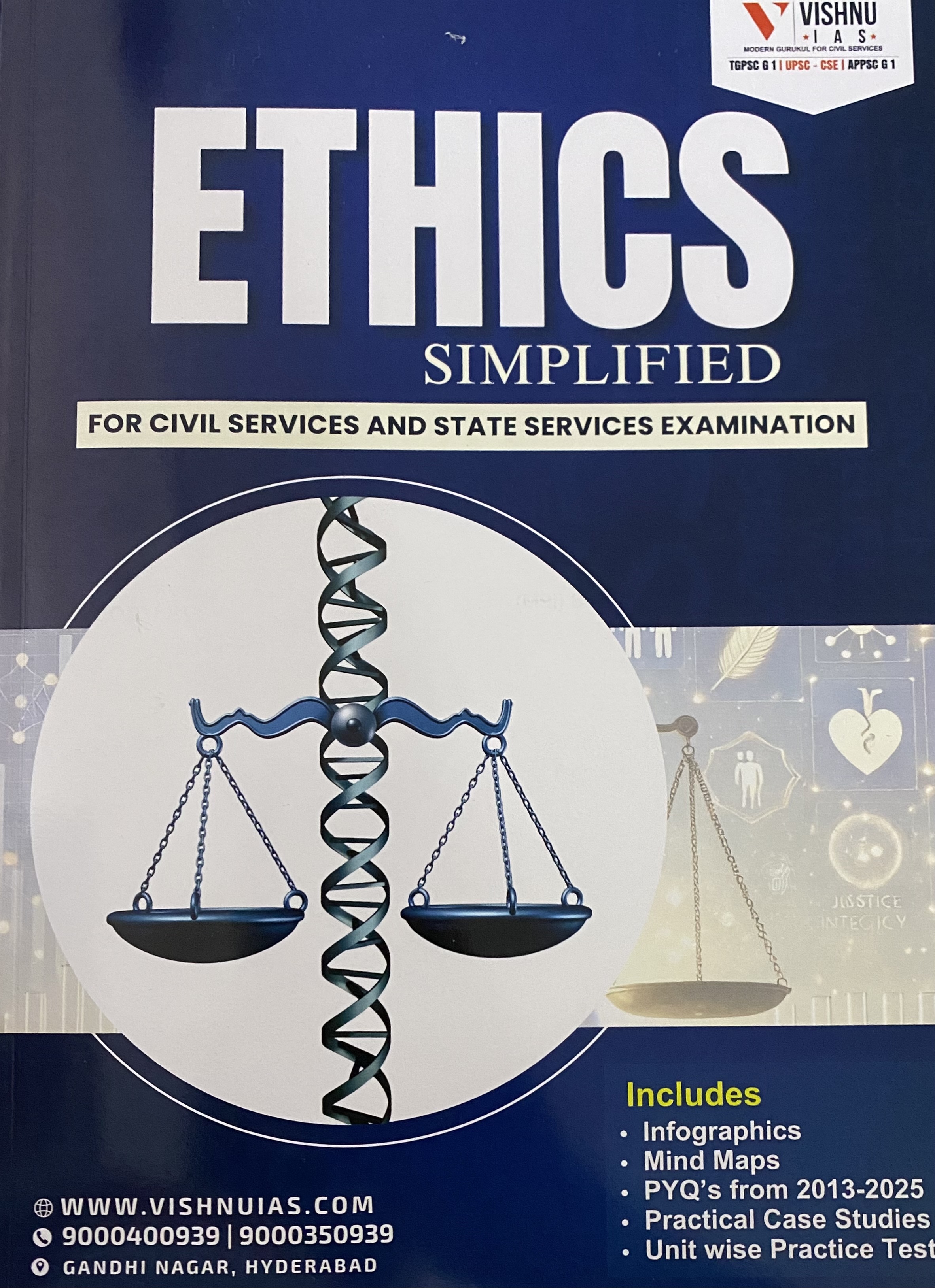 Vishnu IAS Ethics Simplified For Civil Services and State Exams[English Medium]