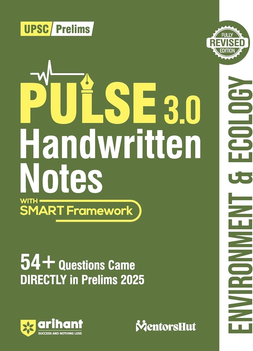 Arihant PULSE Prelims Environment & Ecology Coloured Handwritten Notes[English Medium]