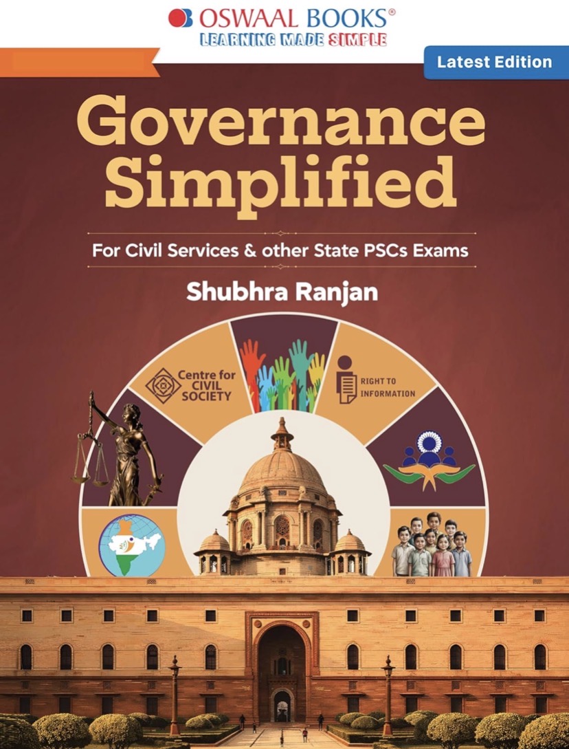 Oswaal Governance Simplified for UPSC Mains GS Paper II Syllabus-Aligned Guide by Shubhra Ranjan[English Medium]