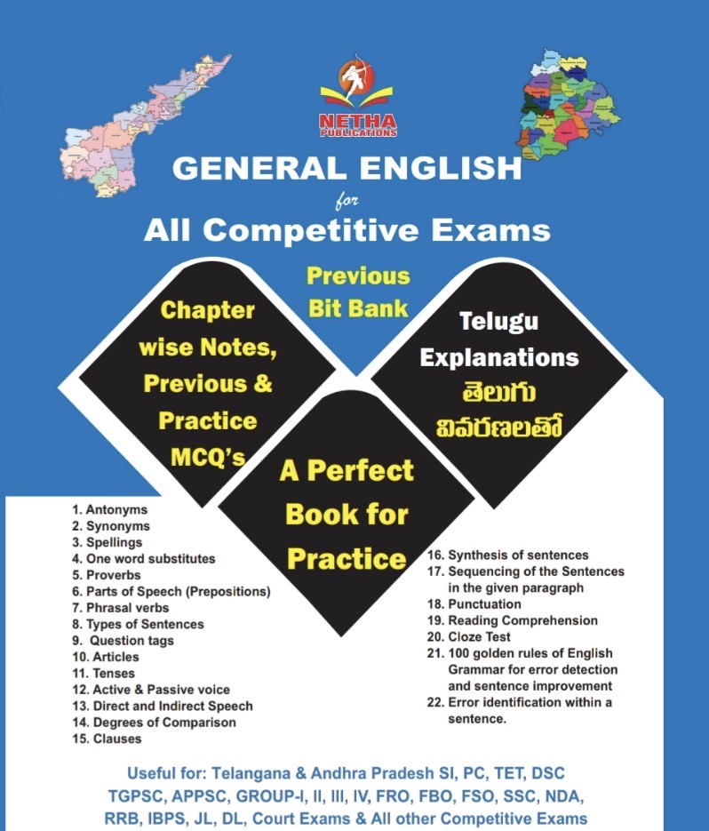 NETHA General English Previous Bit Bank For all Competitive Exams