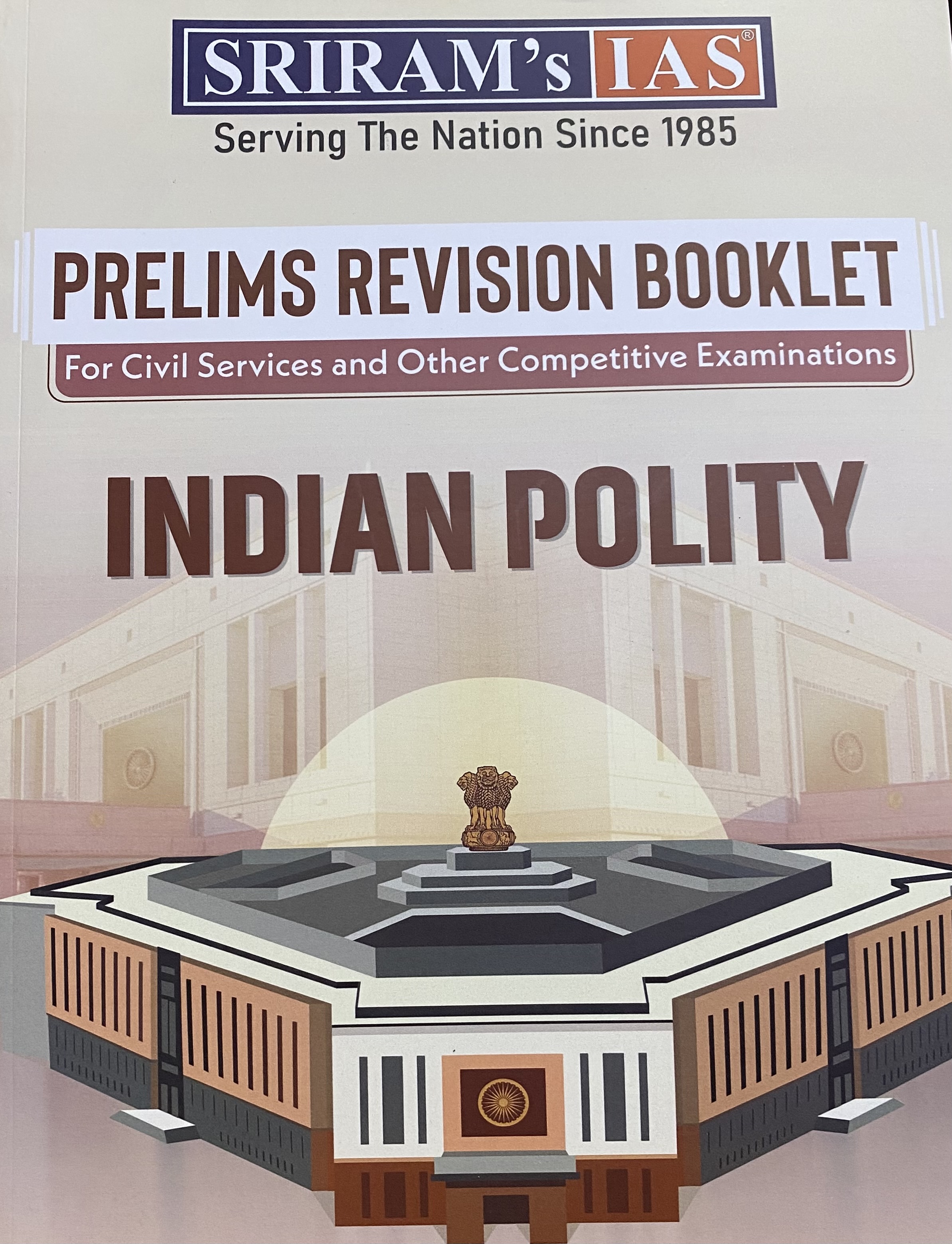 Sriram IAS Prelims Revision Booklet Indian Polity[English Medium]