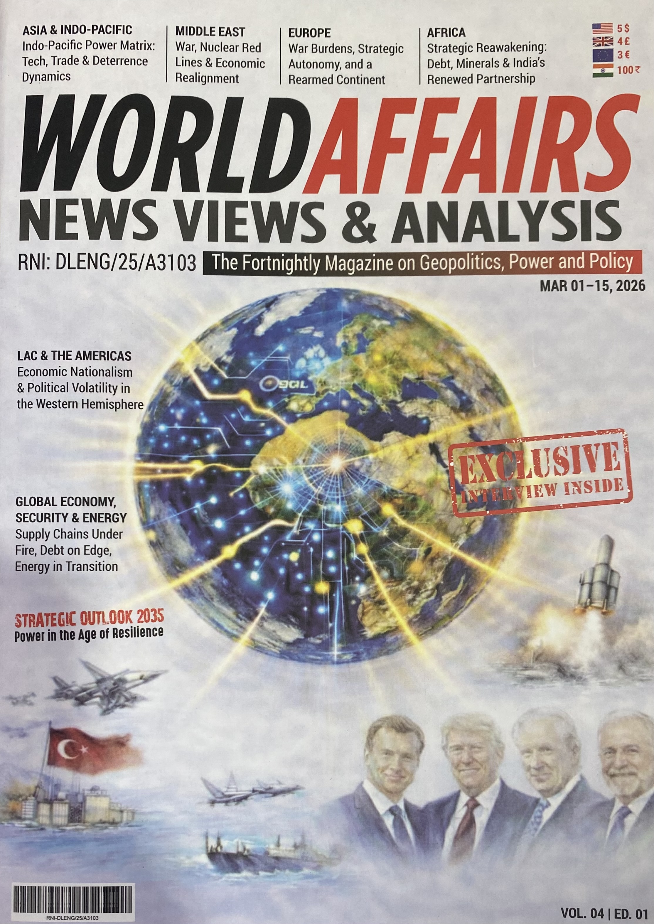 World Affairs News Views & Analysis March 1-15 2026 Fortnightly Magazine[English Medium]