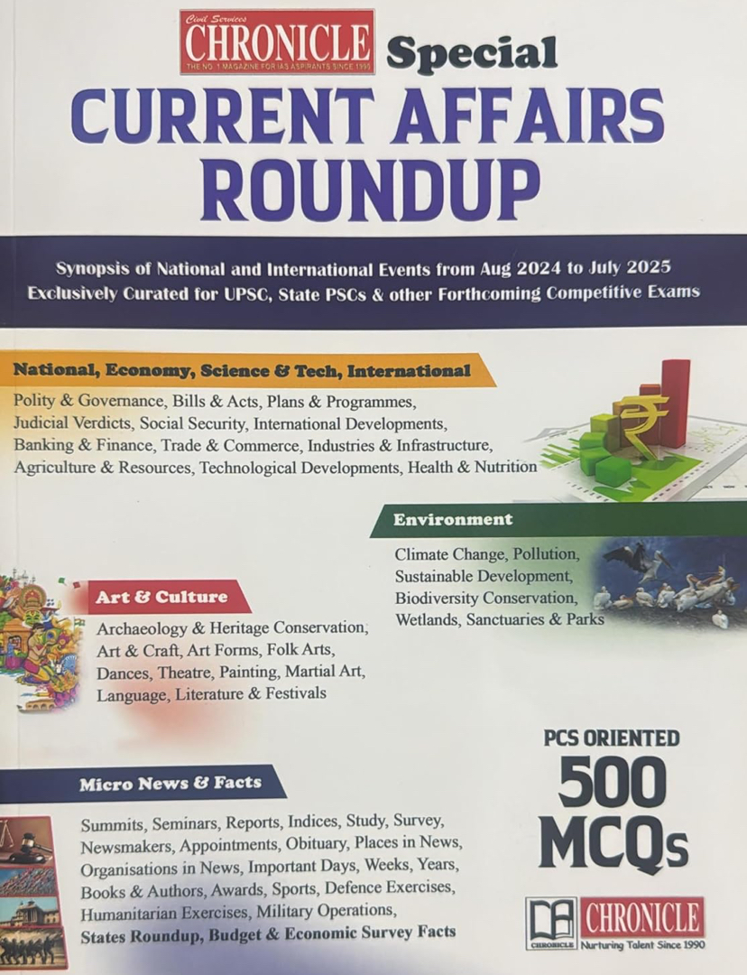 Chronicle Special Current Affairs Round Up September 2025 Edition[English Medium]