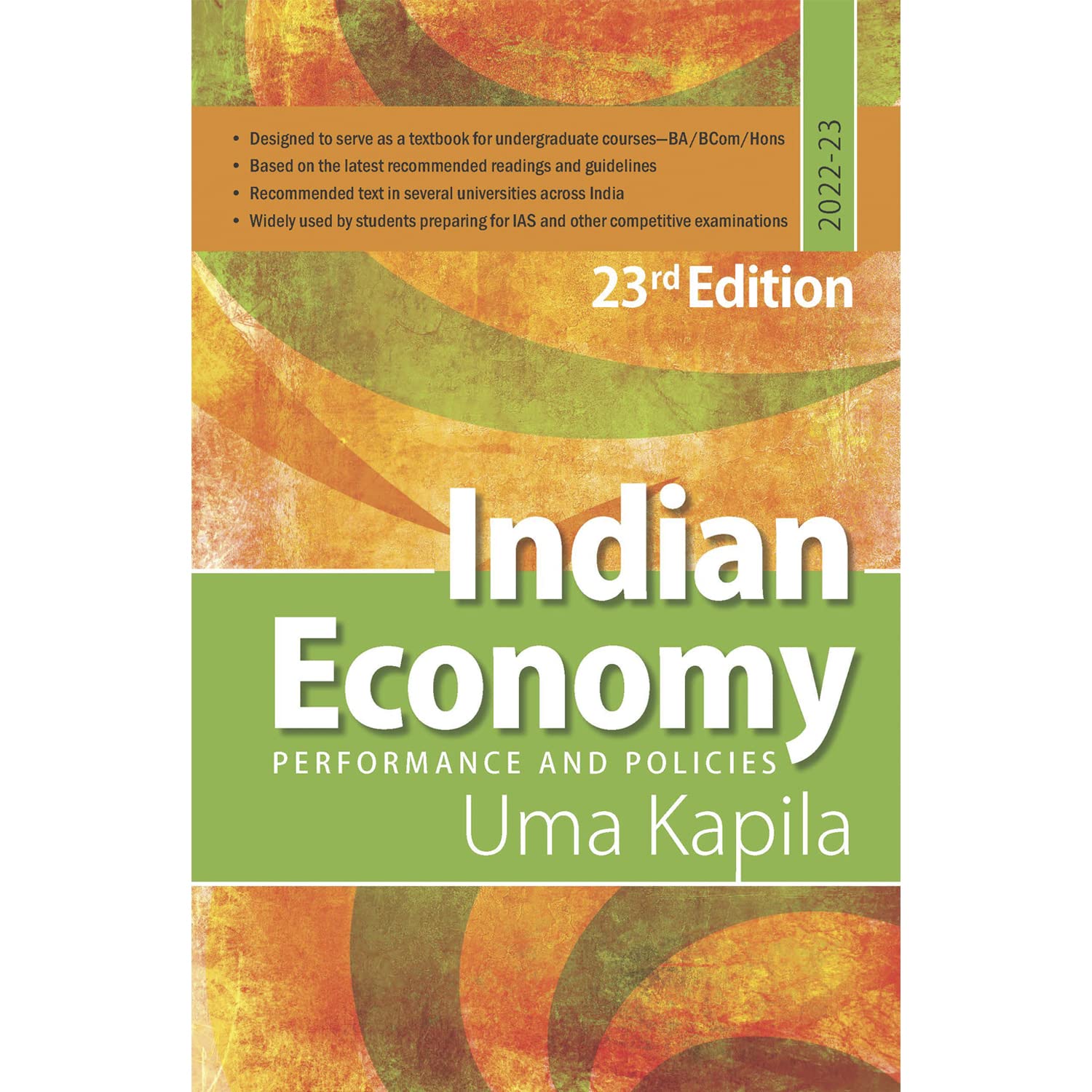 Indian Economy:PERFORMANCE AND POLICIES (23rd Edition) 2022-23