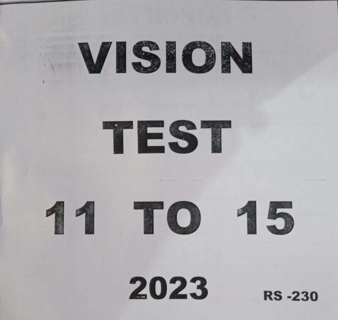 VISION Prelims Test Series PT-2023 Test 11-15 [English Medium]XEROX PRINTED MATERIAL