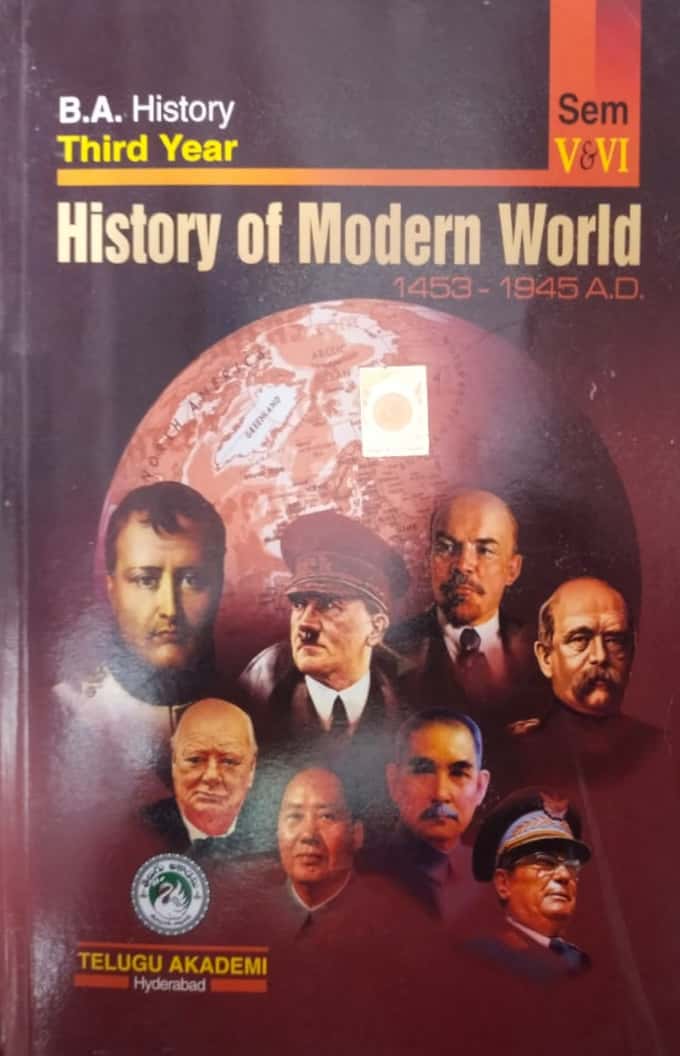 B.A. Third Year History Of Modern World 1453- 1945 A.D. Sem V&VI [English Medium]Akademi