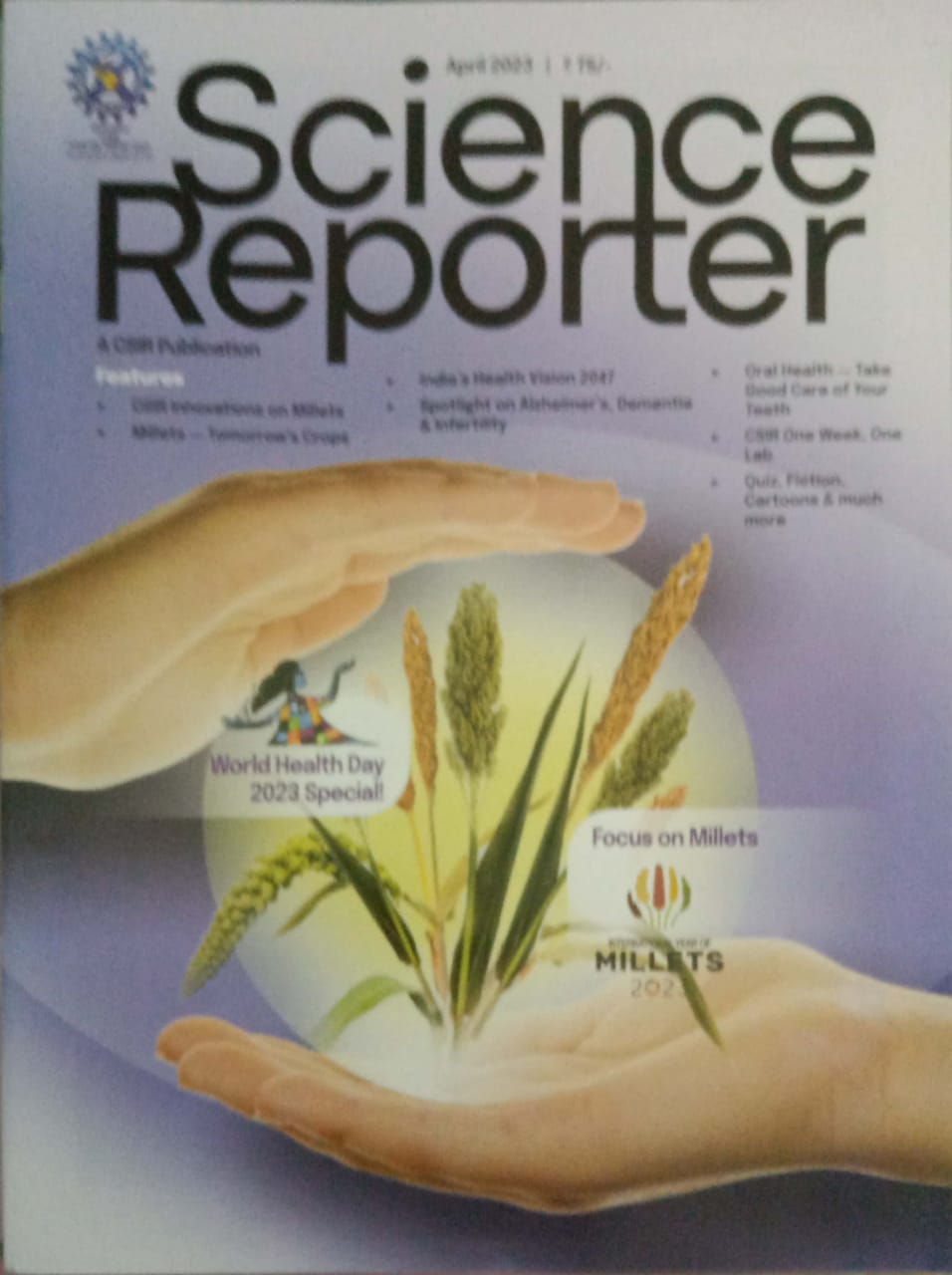 Science Reporter April 2023 Monthly Edition[English Medium]