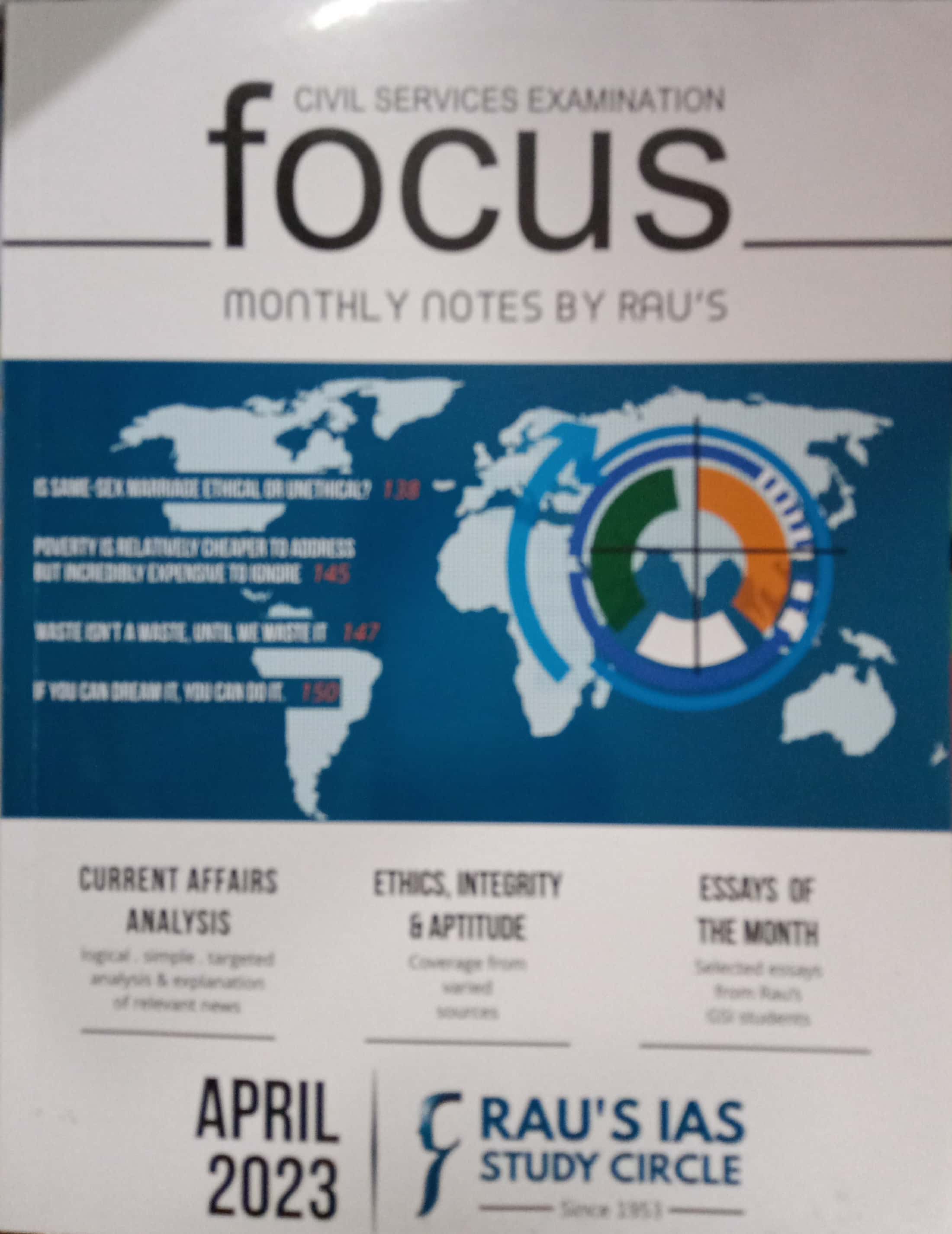 FOCUS APRIL 2023 Monthly Edition [English Medium]
