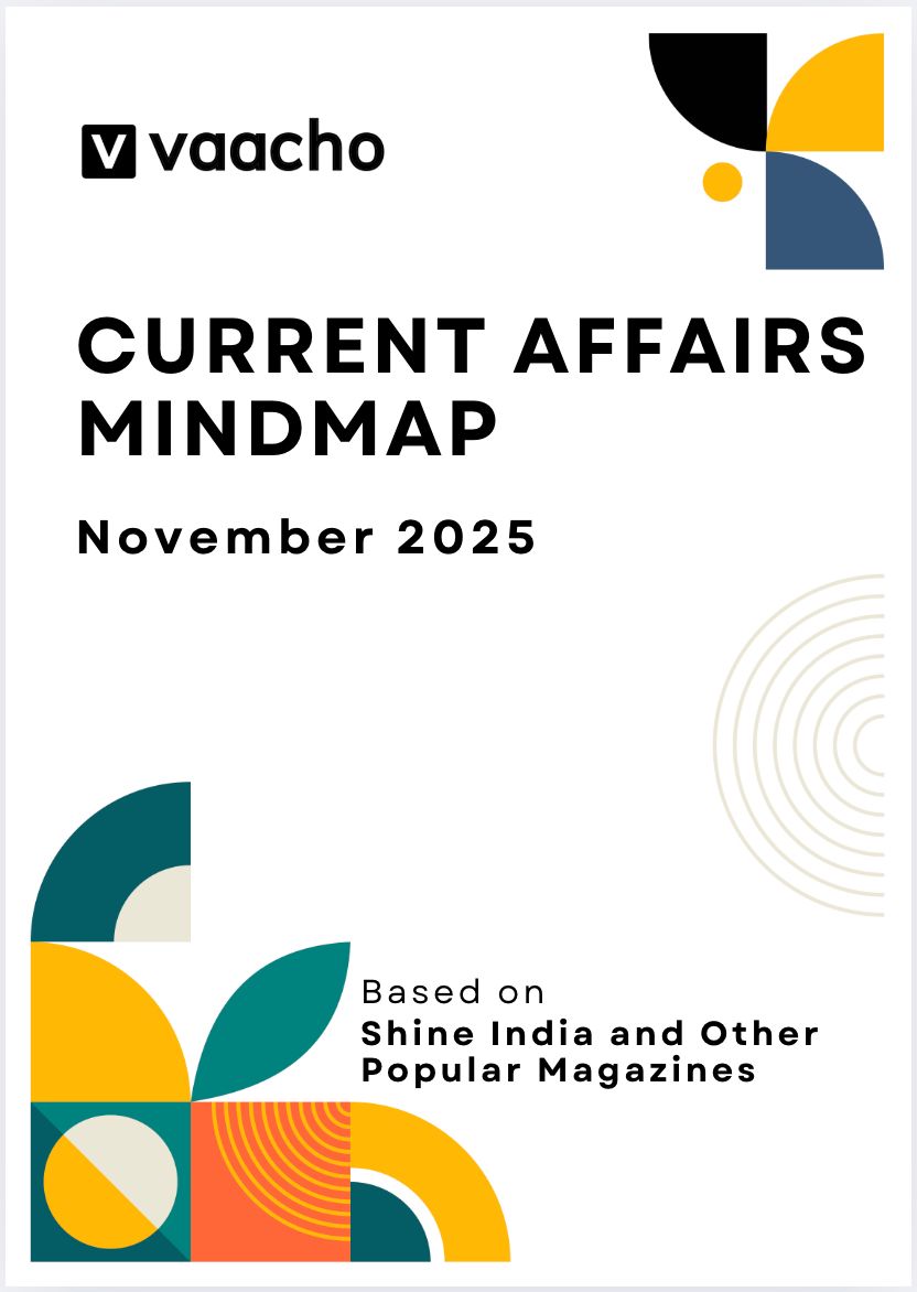 Mind Map Current Affairs November 2025 Monthly Issue PDF File[English Medium]
