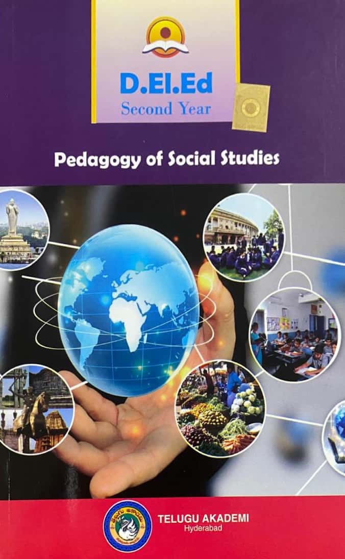 D.El.Ed 2nd Second Year Pedagogy of Social Studies By Telugu Akademi[English Medium]