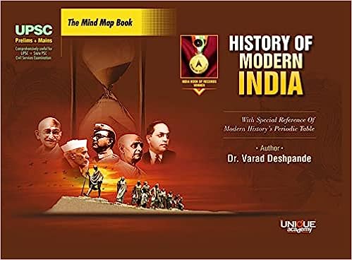 The Mind Map Book History Of Modern India[English Medium]